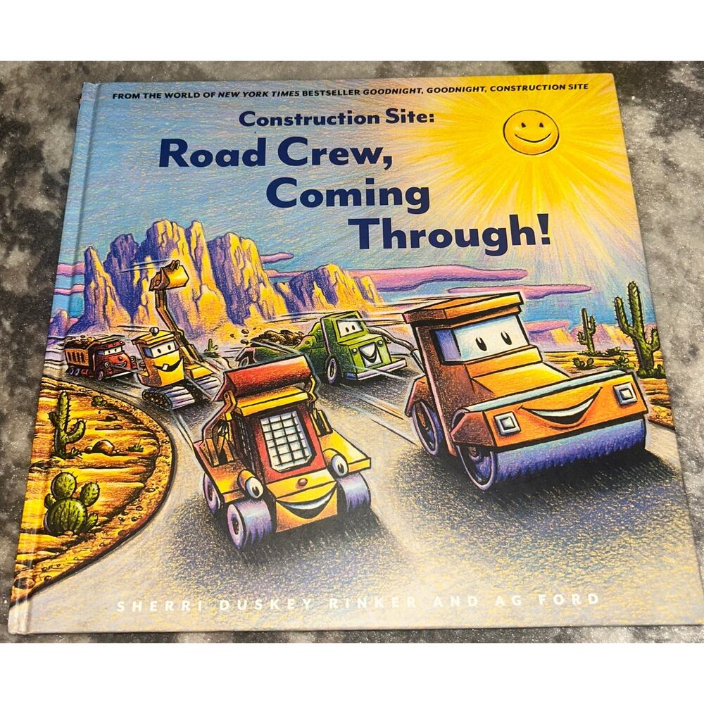 Construction Site: Road Crew, Coming Though! Hardcover (NWT)